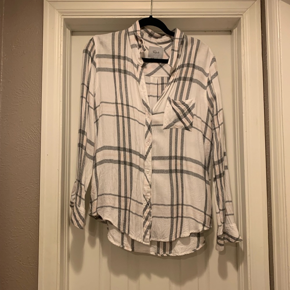 Rail Button Down Top